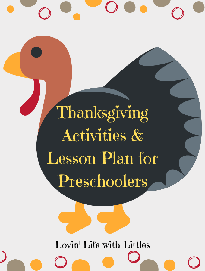 Thanksgiving Activities for Preschoolers and Free Thanksgiving Theme