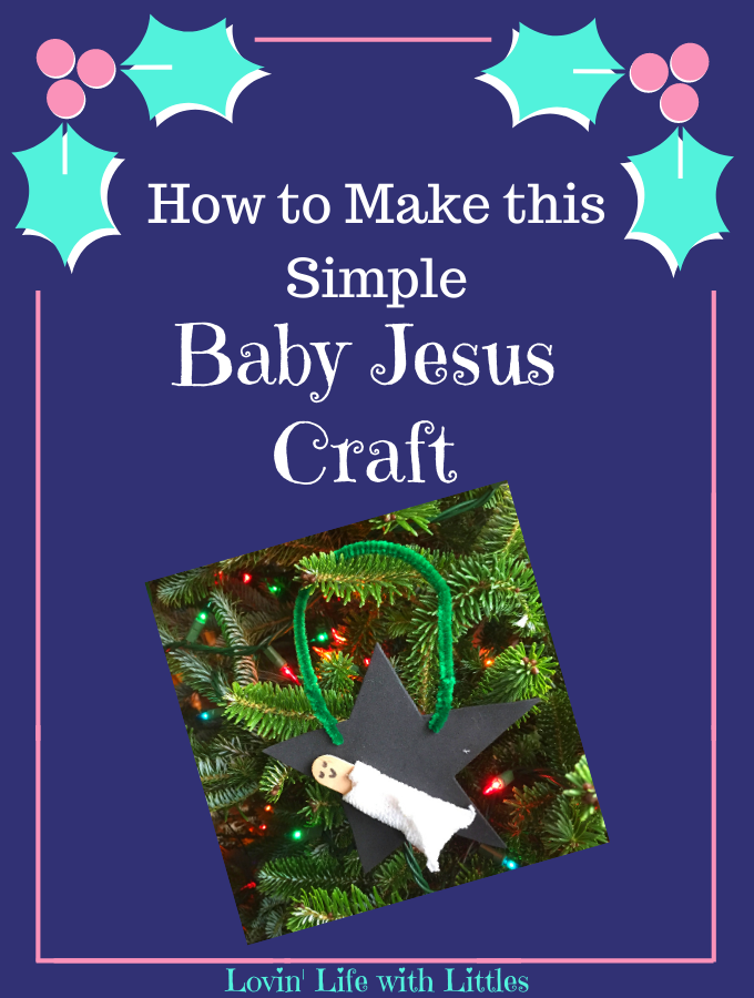 Download Simple Baby Jesus Craft Diy Christmas Craft Tutorial Lovin Life With Littles PSD Mockup Templates