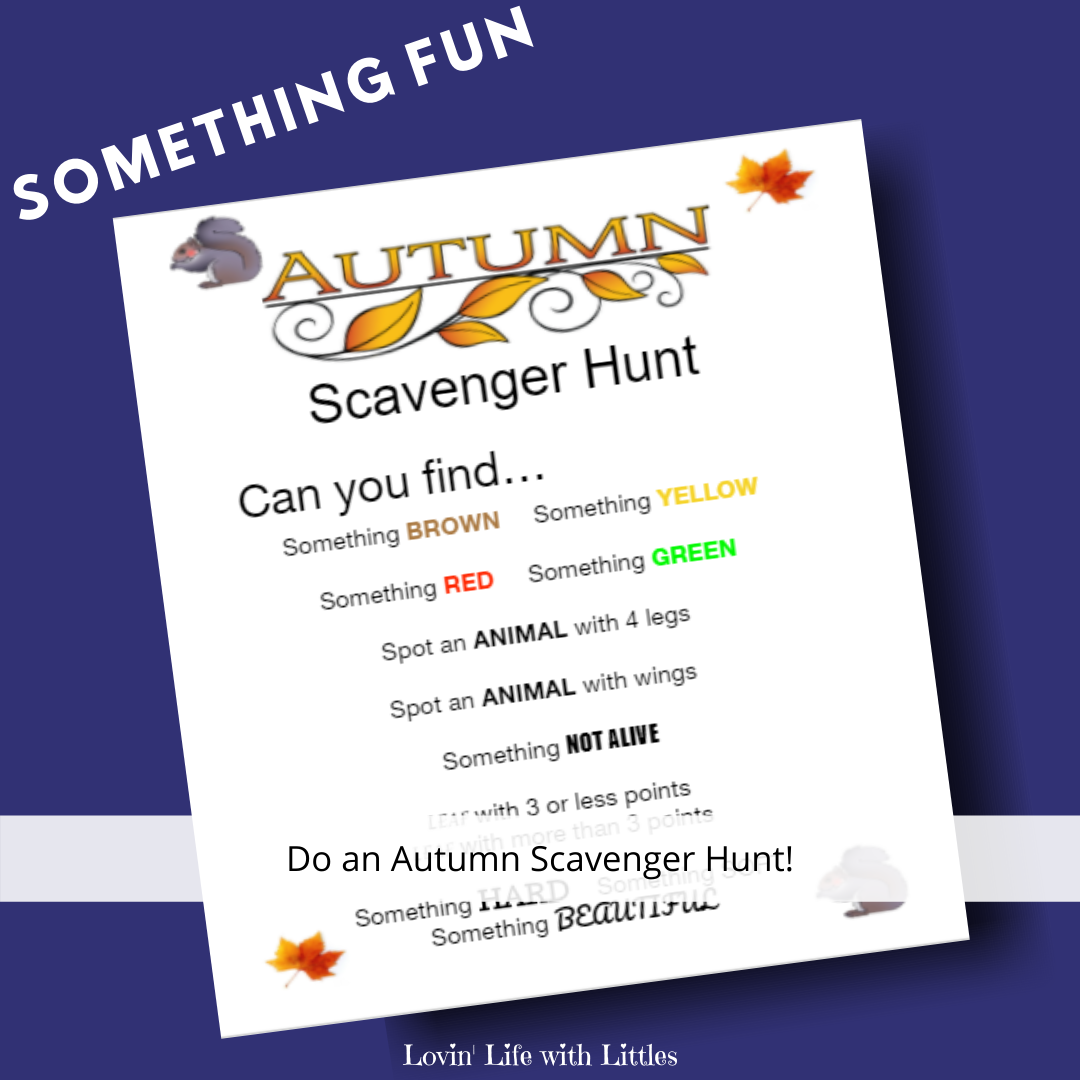 Fun Autumn Scavenger Hunt for Preschoolers and Other Kids, Plus Quick ...