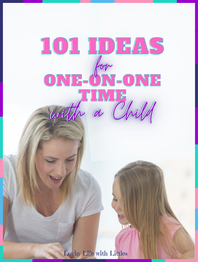 How to Create One-on-One Time With Each of Your Kids